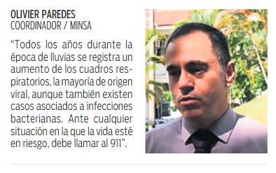 $!Las enfermedades respiratorias repuntan en las últimas semanas