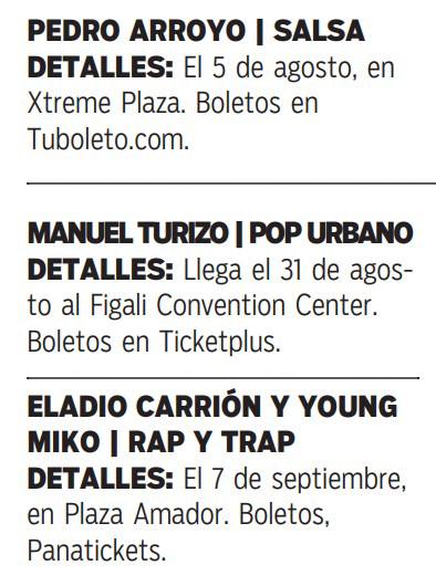 ¡Conciertos del año!