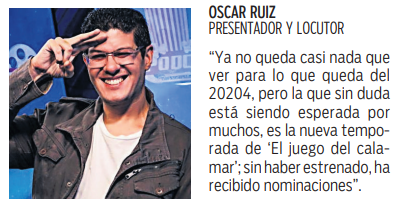 $!Estrenos para fin de año