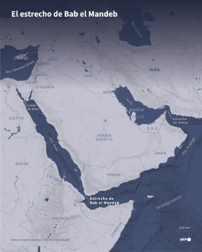 Hutíes de Yemen toman una isla clave en el estrecho que da acceso al mar Rojo