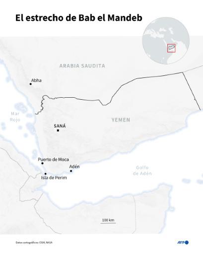 Hutíes de Yemen toman una isla clave en el estrecho que da acceso al mar Rojo