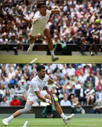Alcaraz-Djokovic, revancha y duelo de generaciones en final de Wimbledon