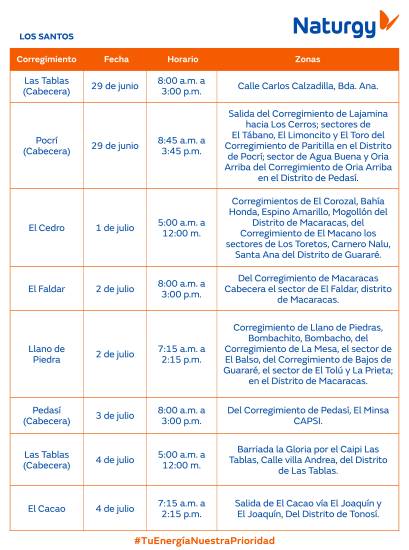 $!AVISO IMPORTANTE: Trabajos de mantenimiento en la red eléctrica del 29 de junio al 5 de julio de 2026