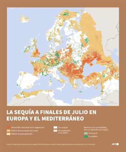 Sigue vivo en España el incendio en la zona de unas minas romanas Patrimonio Mundial de la Unesco