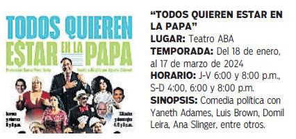 $!La cartelera teatral del verano 2024