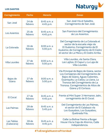 $!AVISO IMPORTANTE: Trabajos de mantenimiento en la red eléctrica del 23 al 28 de febrero de 2026