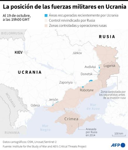 Rusia afirma que las tropas ucranianas intentan cruzar el río Dniéper