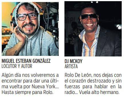 $!¡Adiós comando! Fallece Rolo De León