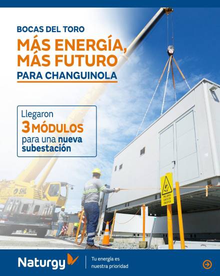 $!Nueva subestación eléctrica en Changuinola alcanza un 55 % de avance