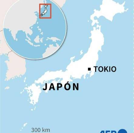 Mapa de localización de Tokio
