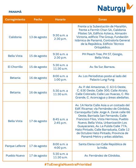 $!Aviso importante: Trabajos de mantenimiento en la red eléctrica del 11 al 17 de agosto de 2025