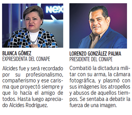 $!Alcides, el maestro del lente periodístico