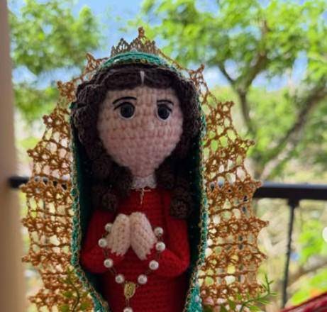 ML | Piezas elaborada de la virgen de Guadalupe.