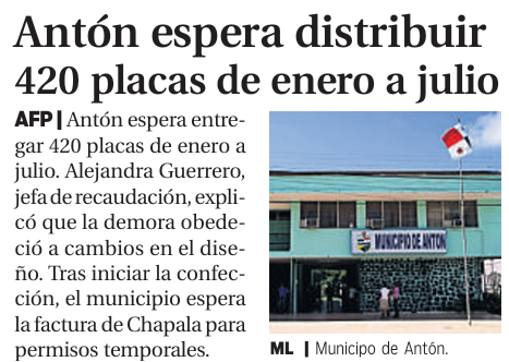 $!Retraso de las placas vehiculares por problemas logísticos