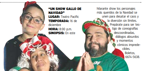 $!Propuestas teatrales durante diciembre