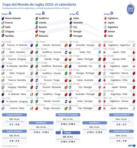 Manual de uso para el Mundial de rugby