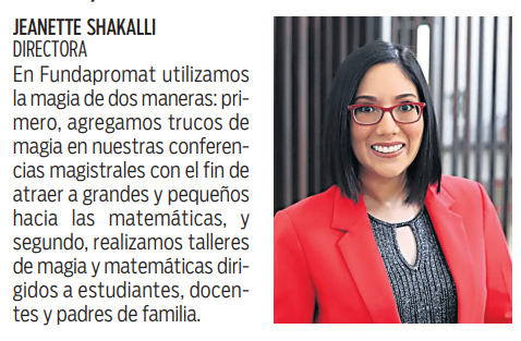 $!Fundapromat promueve las matemáticas usando la magia