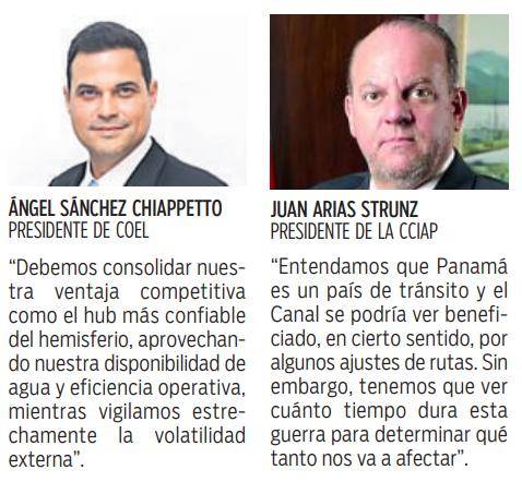 $!El Canal “se beneficiaría” de ajustes de rutas por la guerra