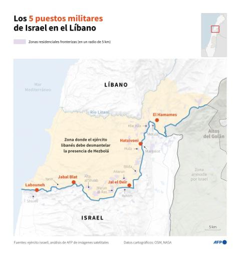 Representantes civiles de Israel y Líbano mantienen su primer contacto directo en décadas
