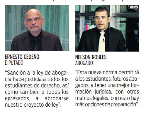 $!Nuevos abogados no tendrán que hacer examen de barra