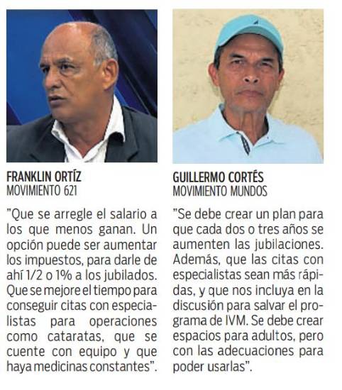 $!Las propuestas presidenciales para los jubilados y pensionados