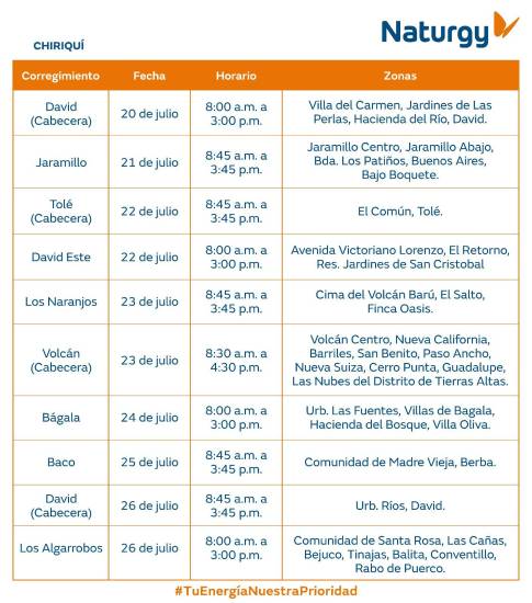 $!AVISO IMPORTANTE: Trabajos de mantenimiento en la red eléctrica del 20 al 26 de julio de 2026