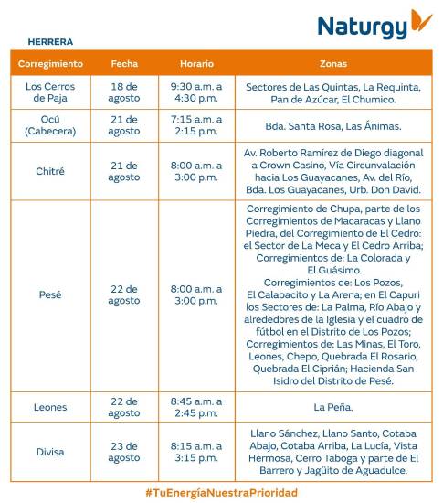 $!Aviso importante: Trabajos de mantenimiento en la red eléctrica del 17 al 23 de agosto de 2026