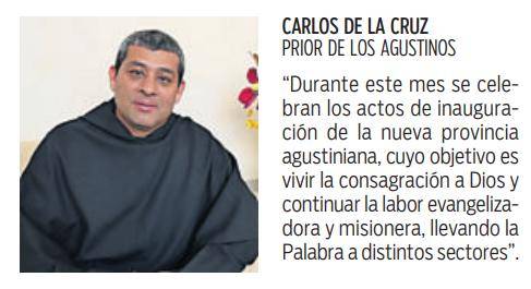 $!Los agustinos constituyen una provincia