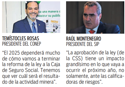 $!Empresarios estiman que la economía panameña crecerá 5% en 2025, entre retos