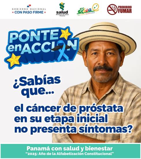 MINSA impulsa la campaña nacional “Ponte en Acción” para promover la prevención y detección temprana del cáncer de próstata