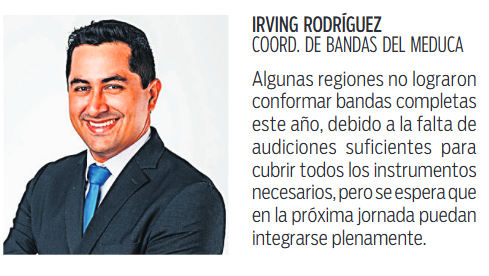$!Meduca impulsa bandas sinfónicas en todo el país