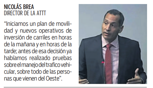 $!ATTT implementa medidas para agilización del tráfico vehicular