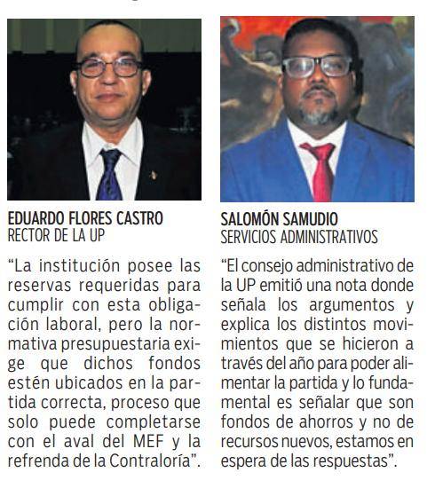 $!No hay fondos para pagar el bono navideño de trabajadores de la UP