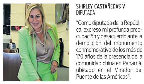 $!Presidente Mulino ordena inmediata restauración del monumento chino