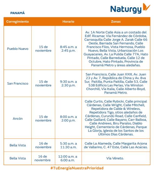 $!Aviso importante: Trabajos de mantenimiento en la red eléctrica del 10 al 16 de noviembre de 2025