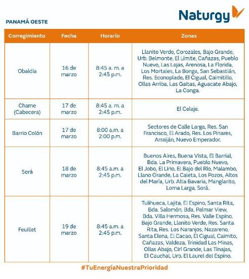 $!AVISO IMPORTANTE: Trabajos de mantenimiento en la red eléctrica del 16 al 22 de marzo de 2026