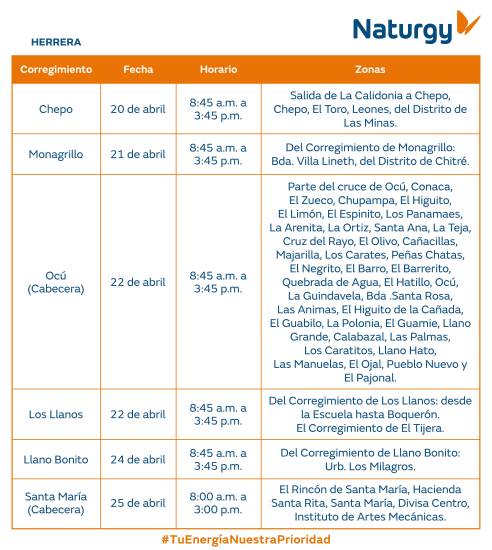 $!Aviso importante: Trabajos de mantenimiento en la red eléctrica del 20 al 26 de abril de 2026