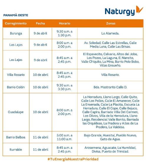 $!Trabajos de mantenimiento en la red eléctrica del 6 al 12 de abril de 2026
