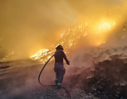 ML | Incendio en vertedero de Chepo.