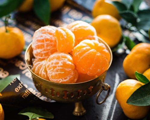 Mandarina, fuente rica de vitamina C