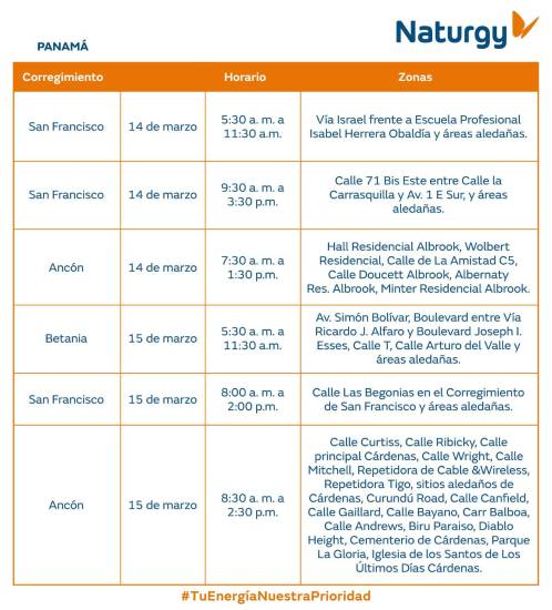 $!AVISO IMPORTANTE: Trabajos de mantenimiento en la red eléctrica del 9 al 15 de marzo de 2026
