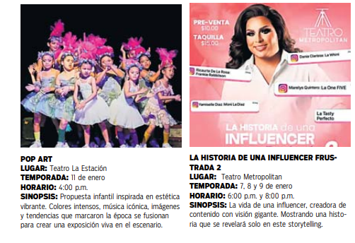 $!La magia del teatro