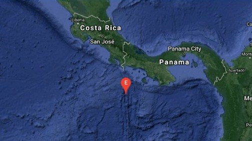 Sismo de magnitud 4,8 se registró al suroeste de Isla Coiba en Panamá