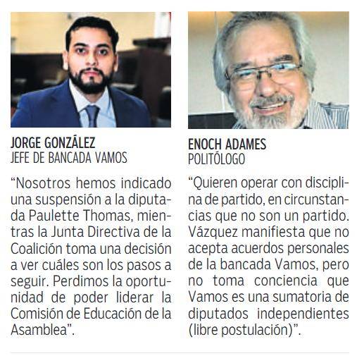 $!No voy a renunciar, advierte diputada Paulette Thomas