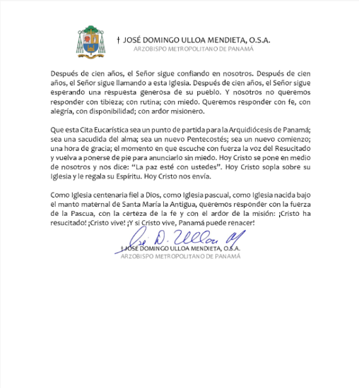 $!Monseñor Ulloa hizo un llamado a la conciencia social durante la homilía del II Domingo de Pascua