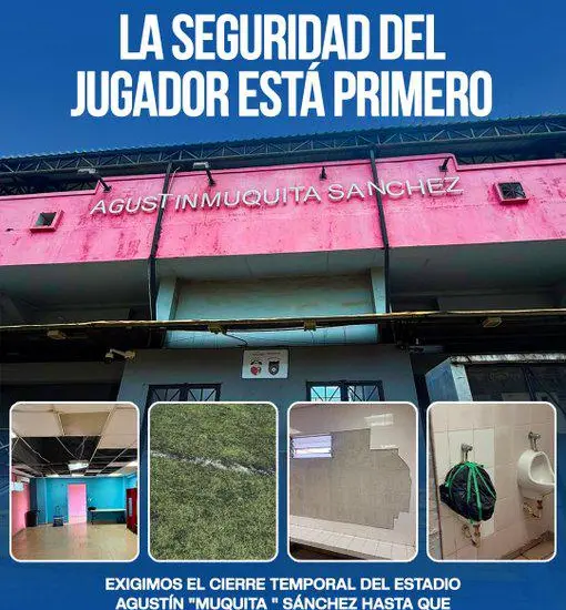 AFUTPA exige el cierre temporal del estadio ‘Muquita’ Sánchez