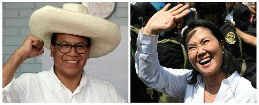 El izquierdista Sánchez disputará el balotaje en Perú contra la derechista Fujimori