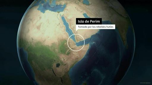 Hutíes de Yemen toman una isla clave en el estrecho que da acceso al mar Rojo