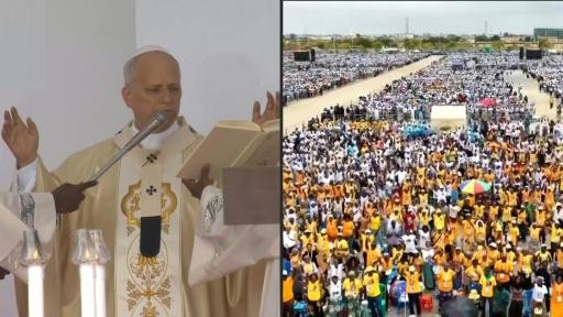 El papa viaja al Este de Angola en el tercer día de su visita