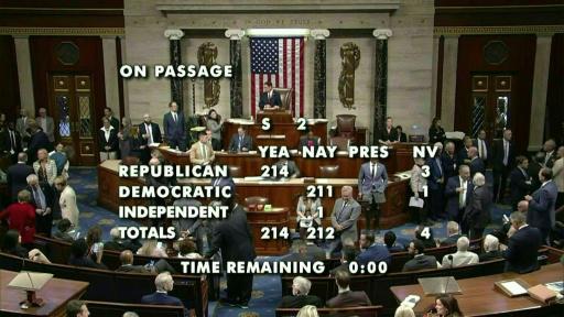 El Congreso de EEUU aprueba 70.000 millones de dólares para la ofensiva migratoria de Trump